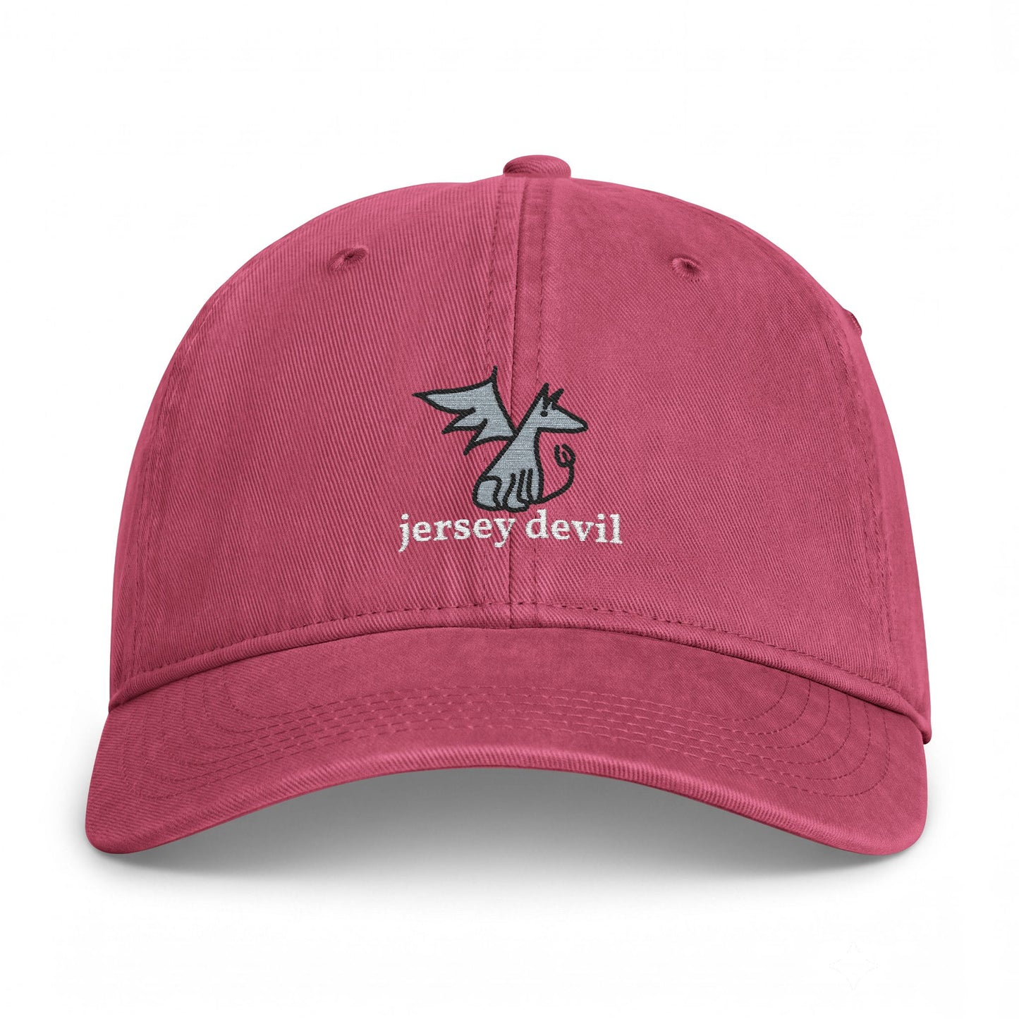 Jersey Devil Doodle Embroidered Baseball Hat