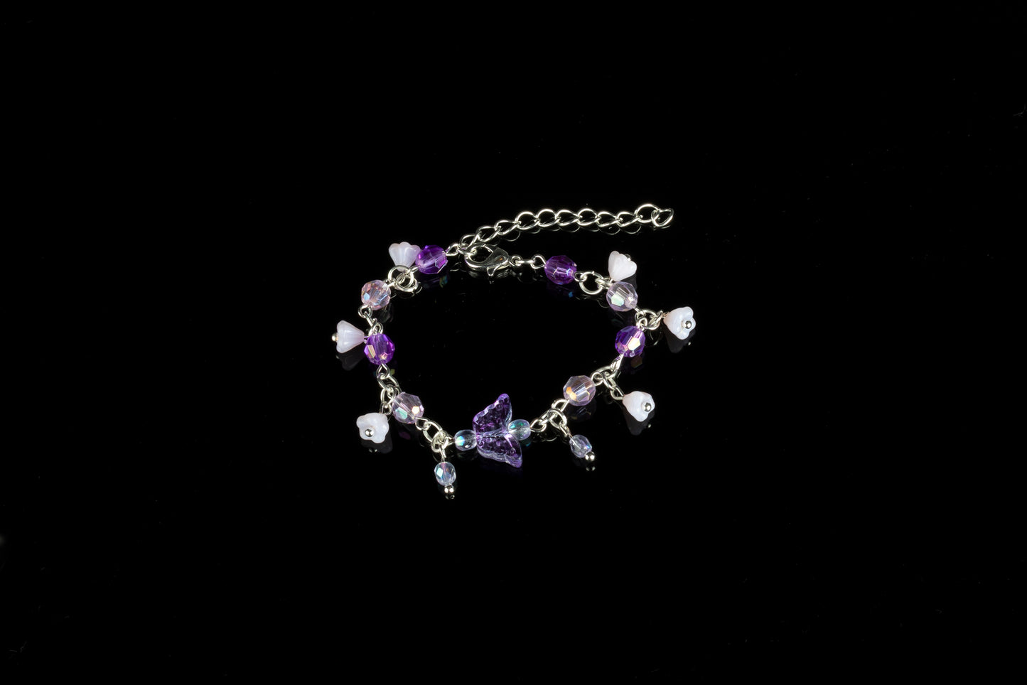 Lilac Daydream Cluster Bracelet