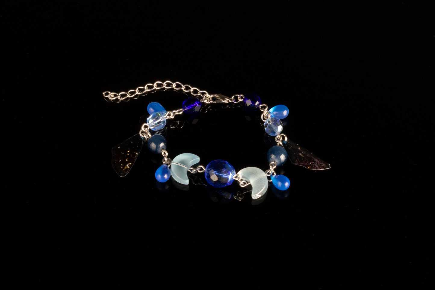 Midnight Serenity Cluster Bracelet