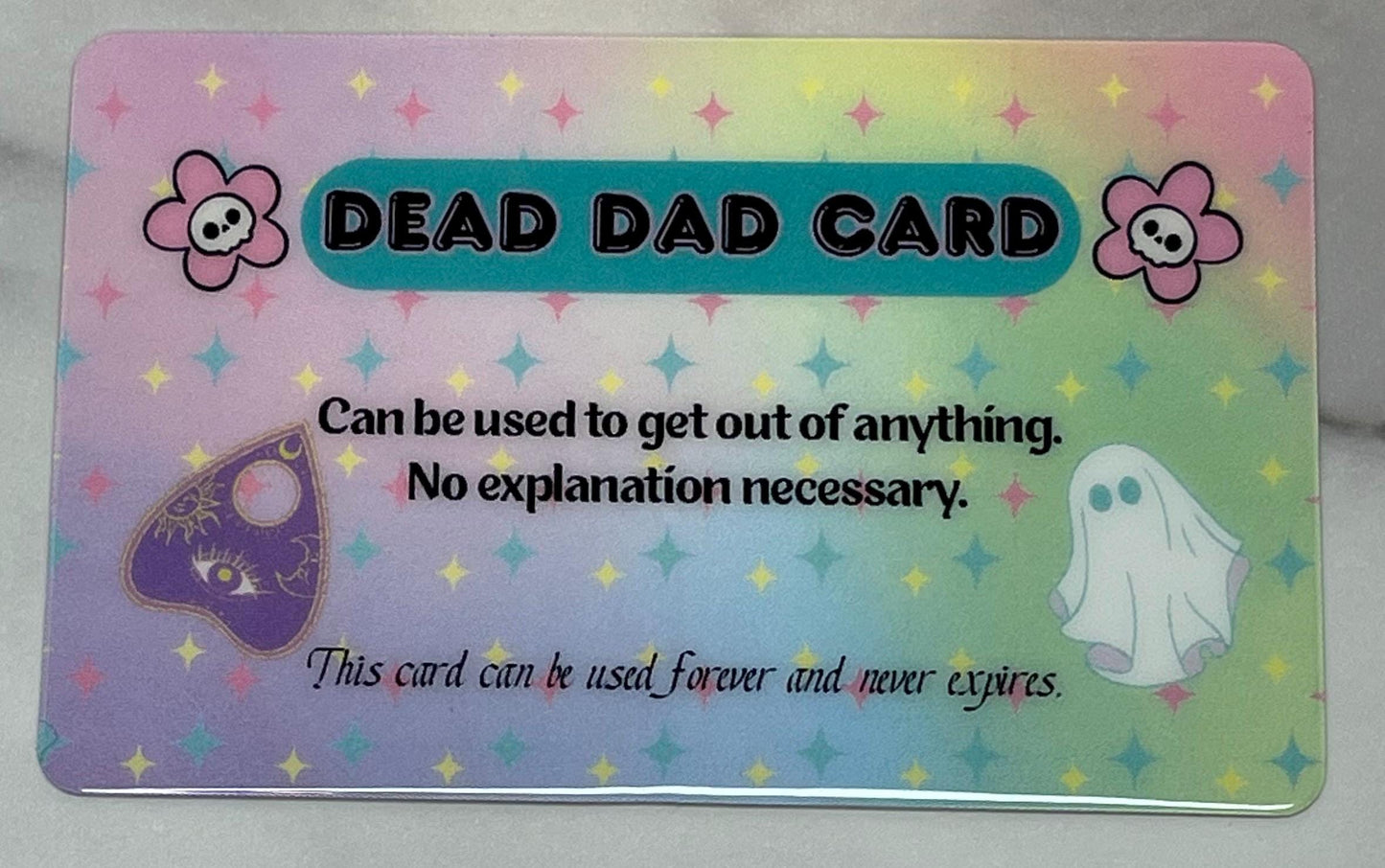 Dead Dad/Mom/Parents Card