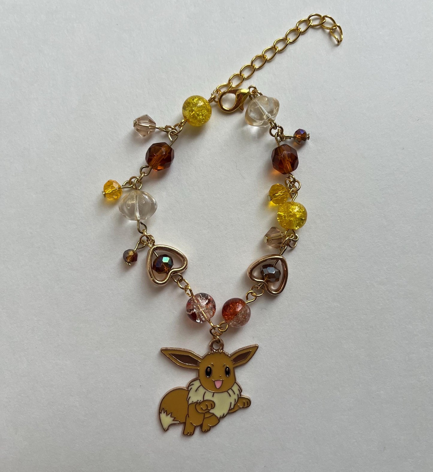 Eeveelutions Eevee Pokémon Inspired Cluster Bracelet