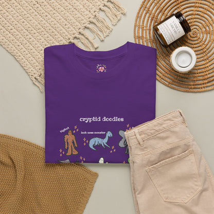 Cryptid Doodles Cotton Tee