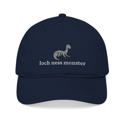 Embroidered Loch Ness Monster Nessie Doodle Dad Hat