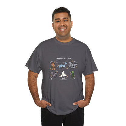 Cryptid Doodles Cotton Tee