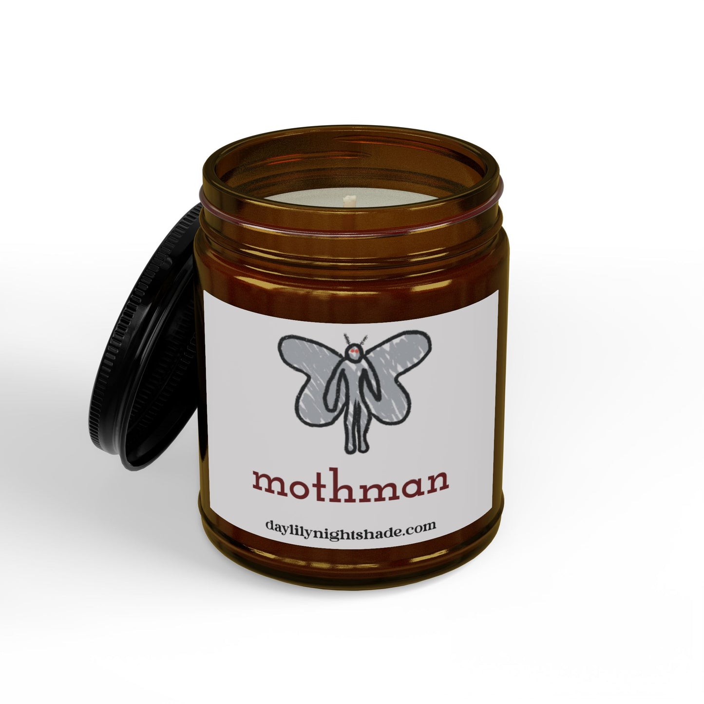 Mothman Scented Soy Candle Eucalyptus and Lavender