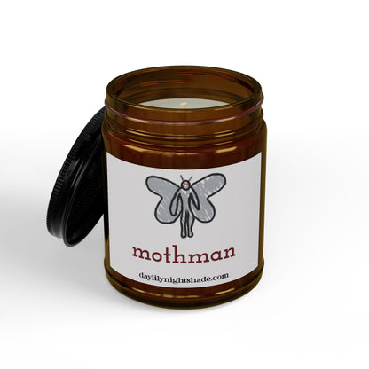 Mothman Scented Soy Candle Eucalyptus and Lavender
