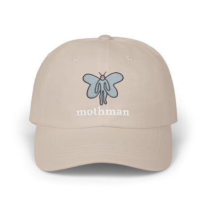 Embroidered Mothman Doodle Dad Cap