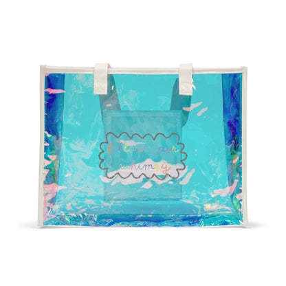 Follow Your Whimsy Holographic Tote Bag