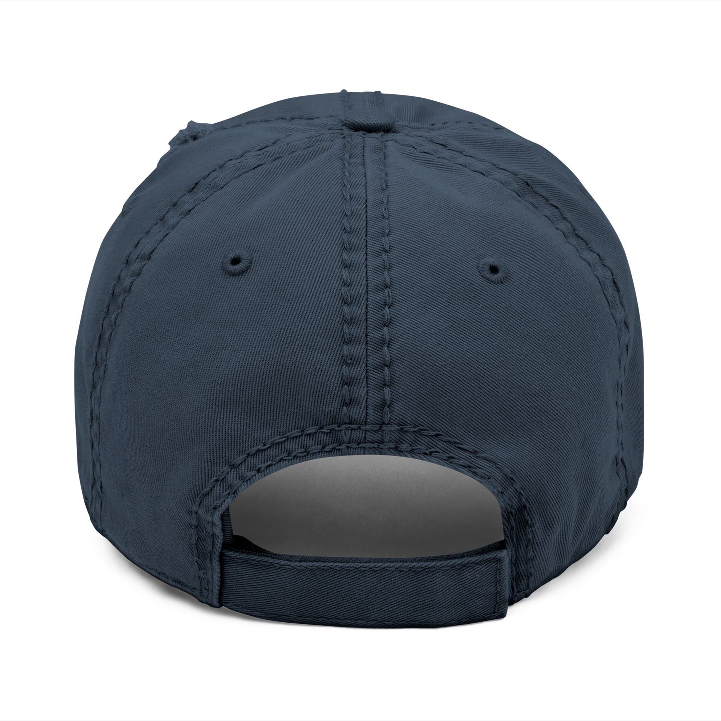 Bigfoot Doodle Embroidered Distressed Dad Hat