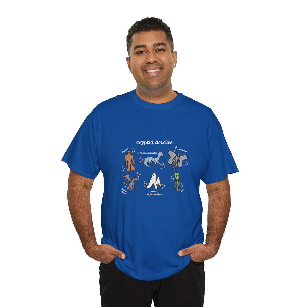 Cryptid Doodles Cotton Tee