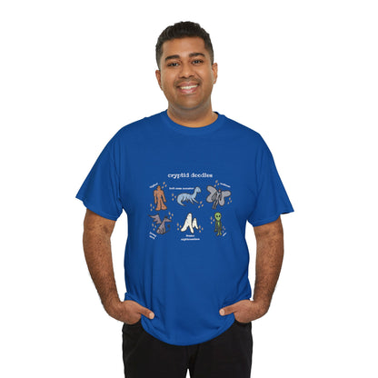 Cryptid Doodles Cotton Tee