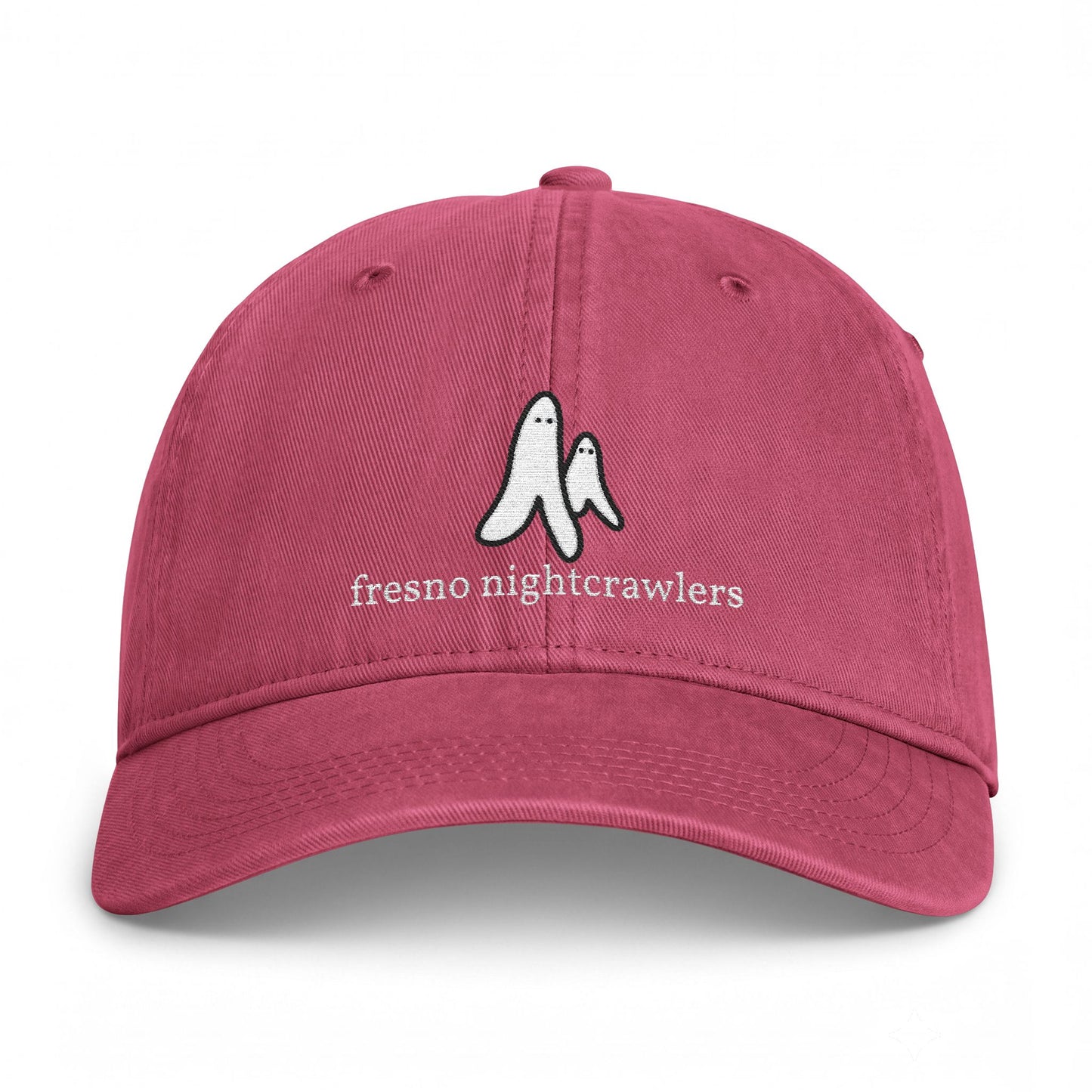 Embroidered Fresno Nightcrawlers Doodle Washed Cotton Hat