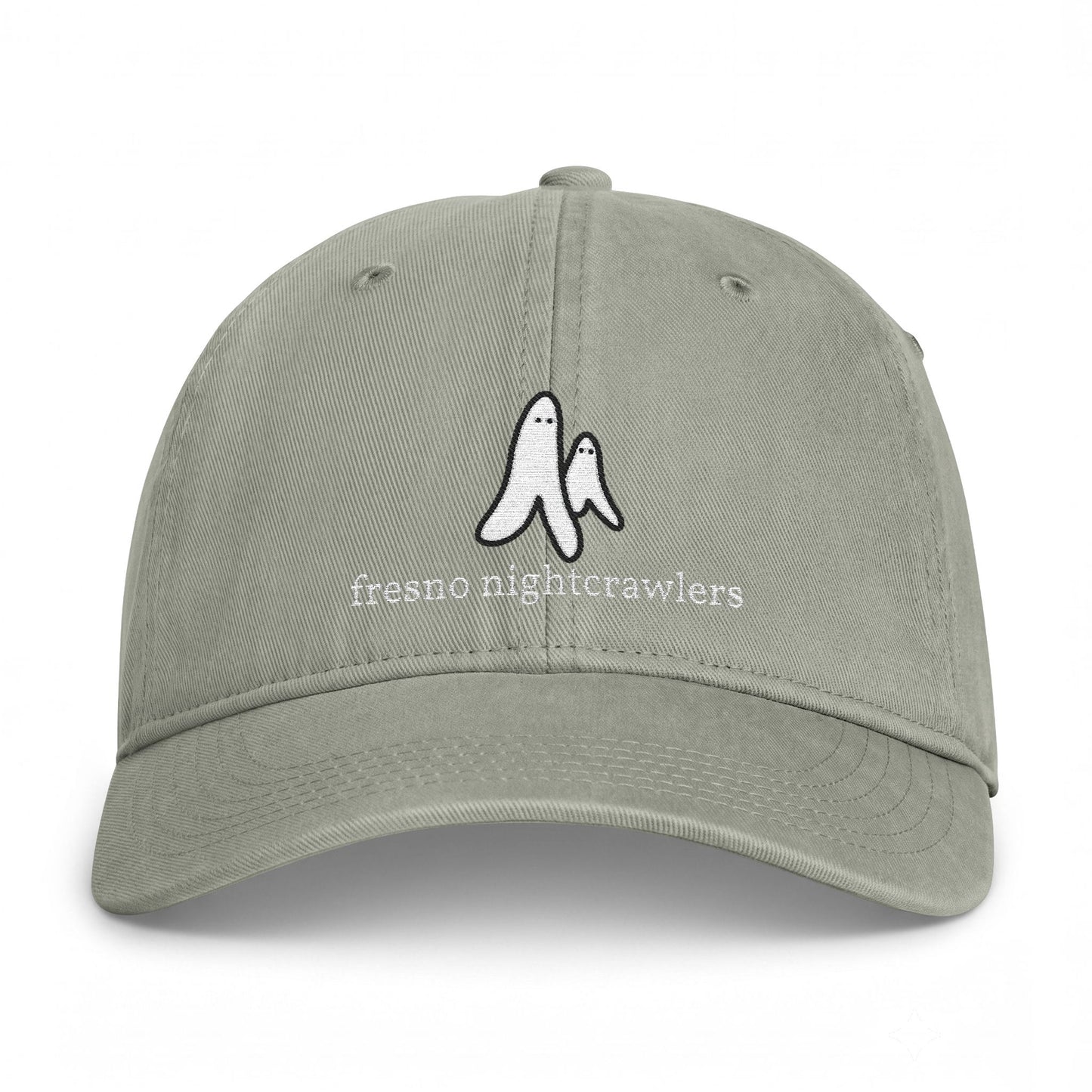Embroidered Fresno Nightcrawlers Doodle Washed Cotton Hat