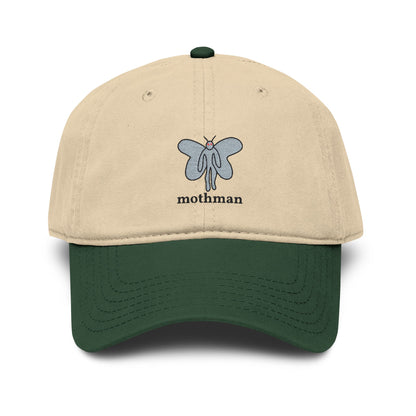 Embroidered Mothman Doodle Baseball Cap