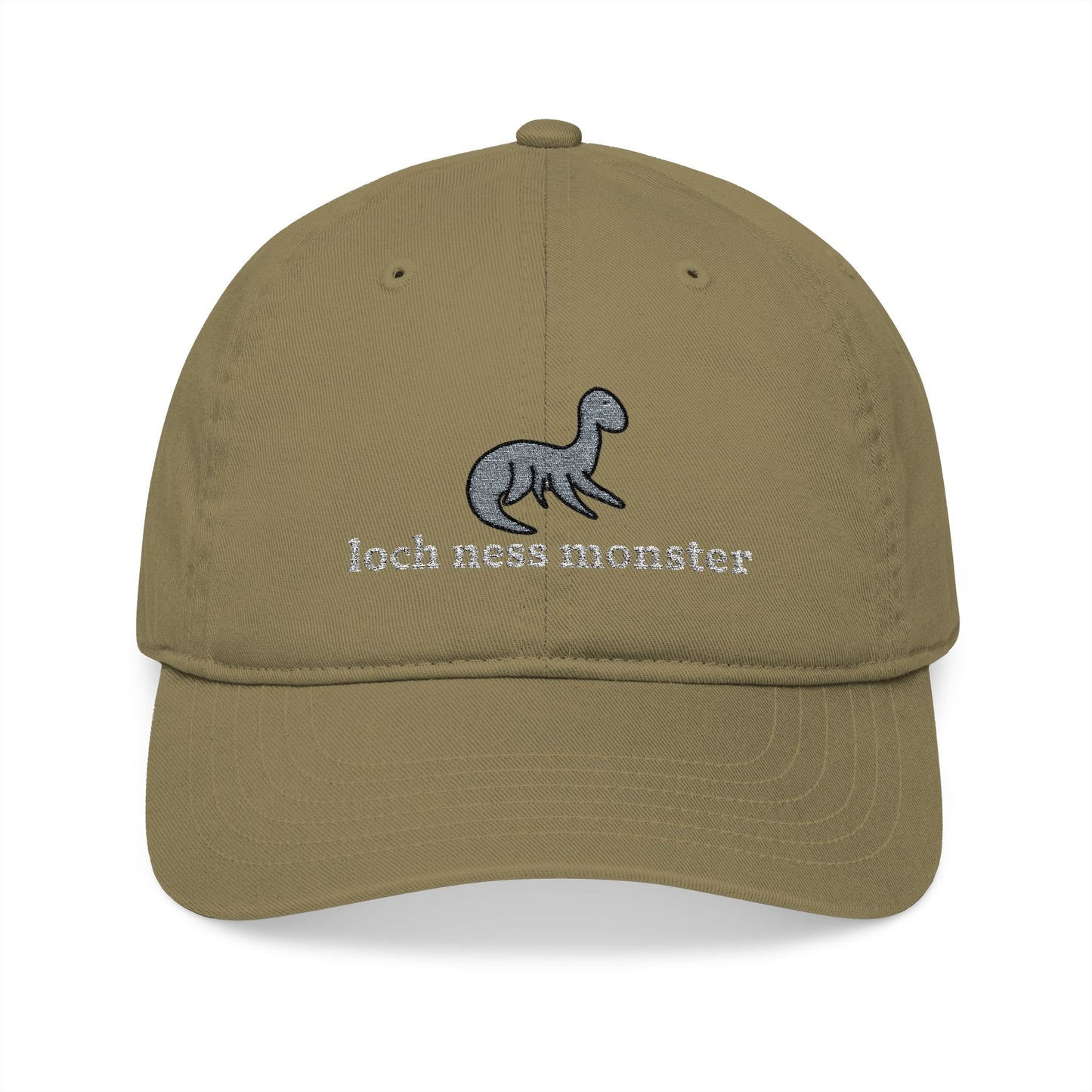 Embroidered Loch Ness Monster Nessie Doodle Dad Hat