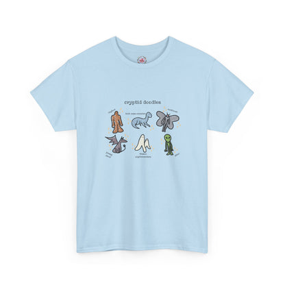 Cryptid Doodles Cotton Tee
