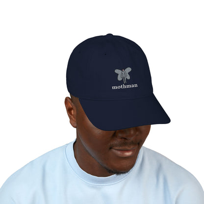 Embroidered Mothman Doodle Dad Hat