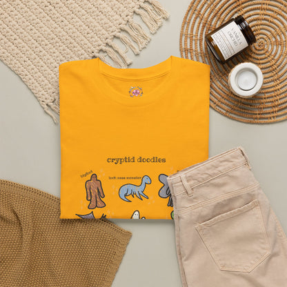 Cryptid Doodles Cotton Tee