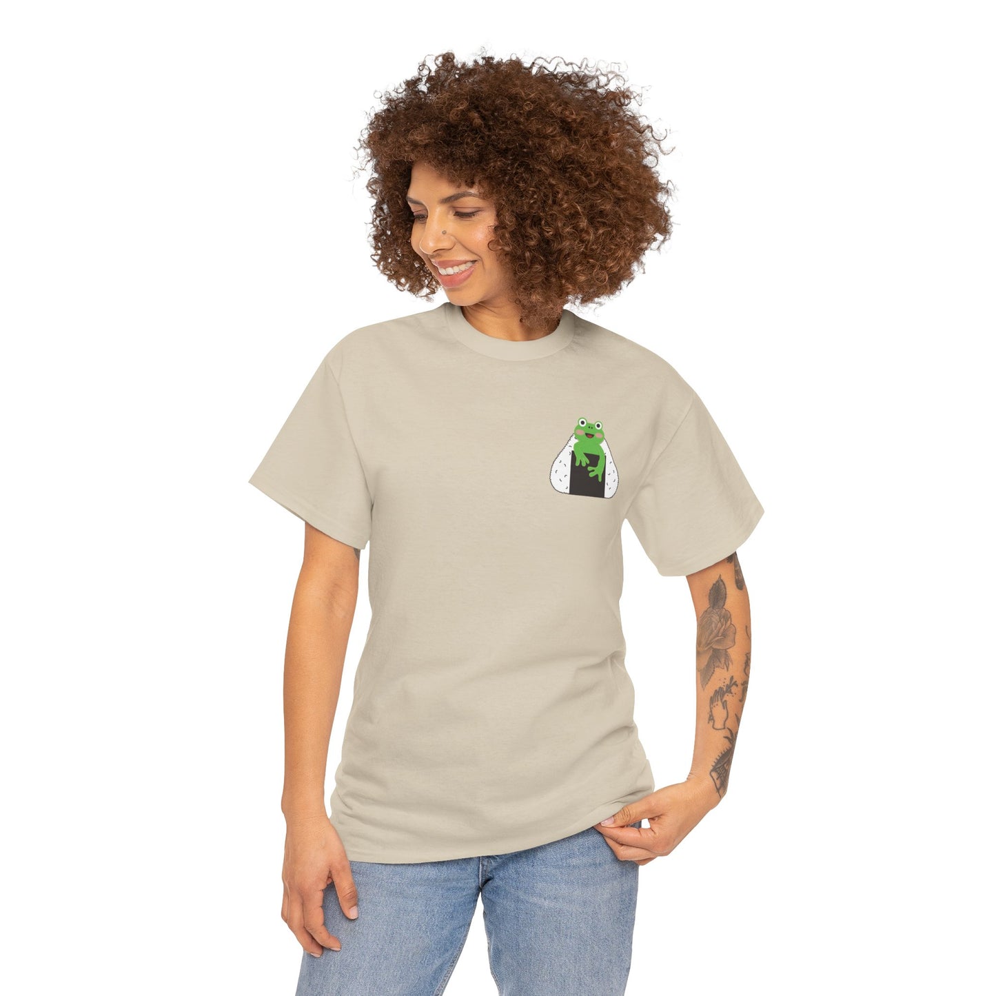 Kawaii Frog Onigiri T-Shirt Unisex Original Artwork