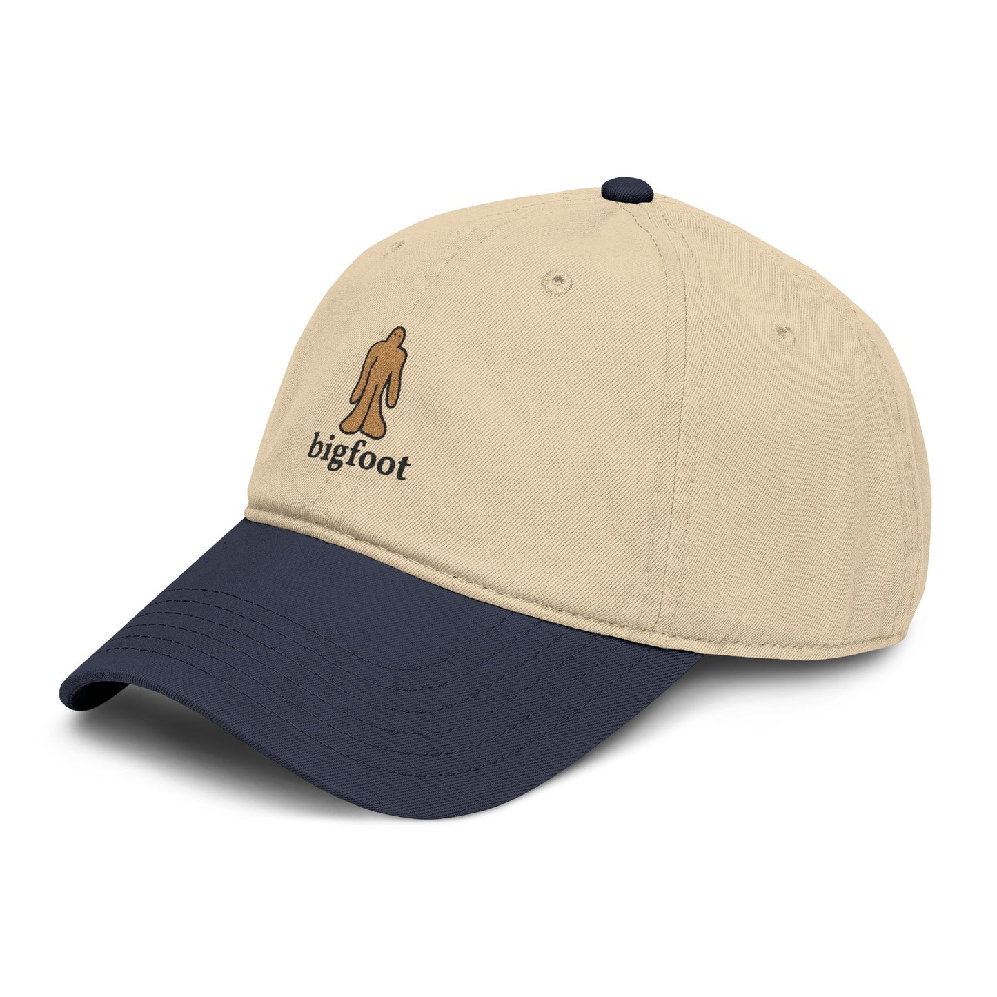 Bigfoot Doodle Embroidered Baseball Cap