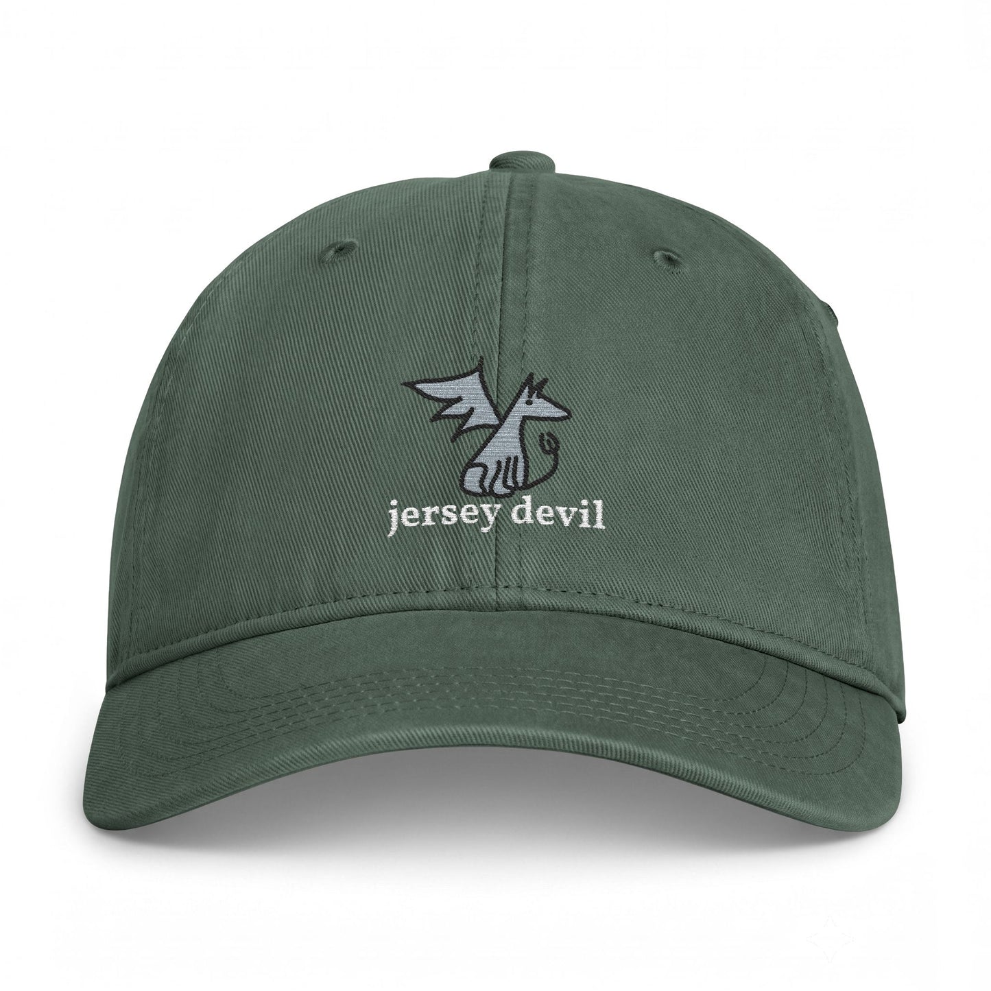 Jersey Devil Doodle Embroidered Baseball Hat