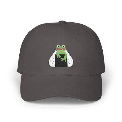 Cute Frog Onigiri Dad Cap Kawaii Japanese Rice Ball Embroidered Hat