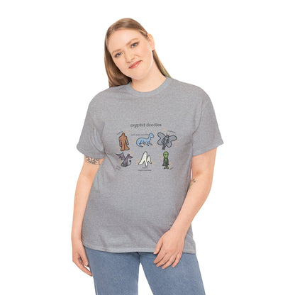 Cryptid Doodles Cotton Tee