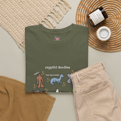 Cryptid Doodles Cotton Tee