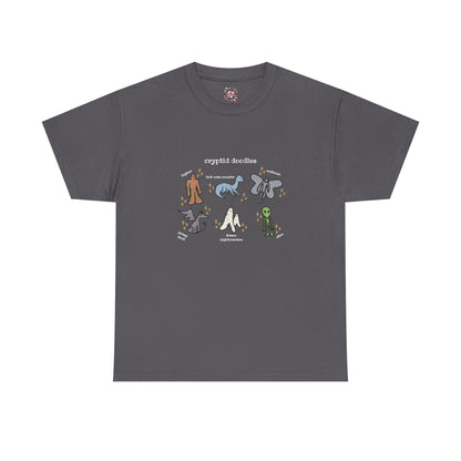 Cryptid Doodles Cotton Tee