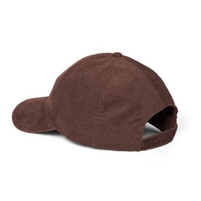 Corduroy Bigfoot Doodle Embroidered Cap