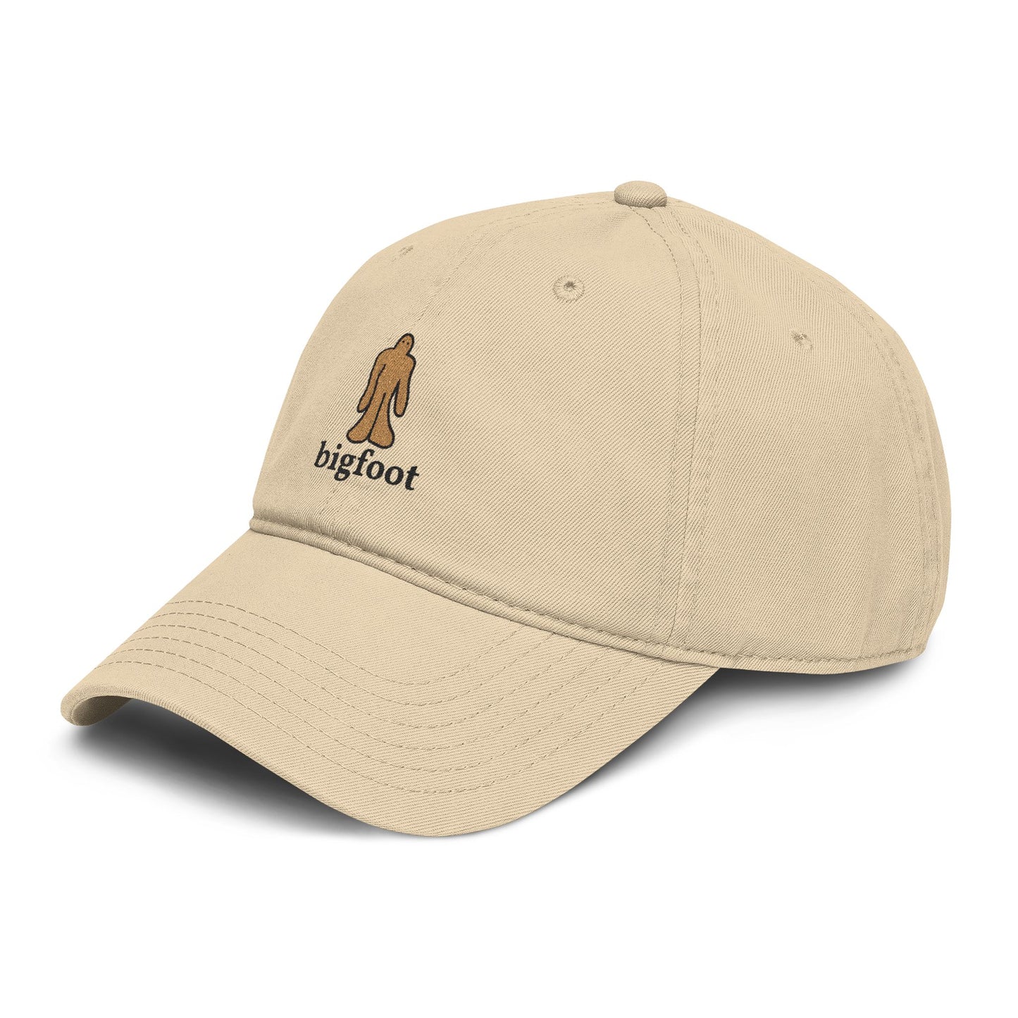 Bigfoot Doodle Embroidered Baseball Cap