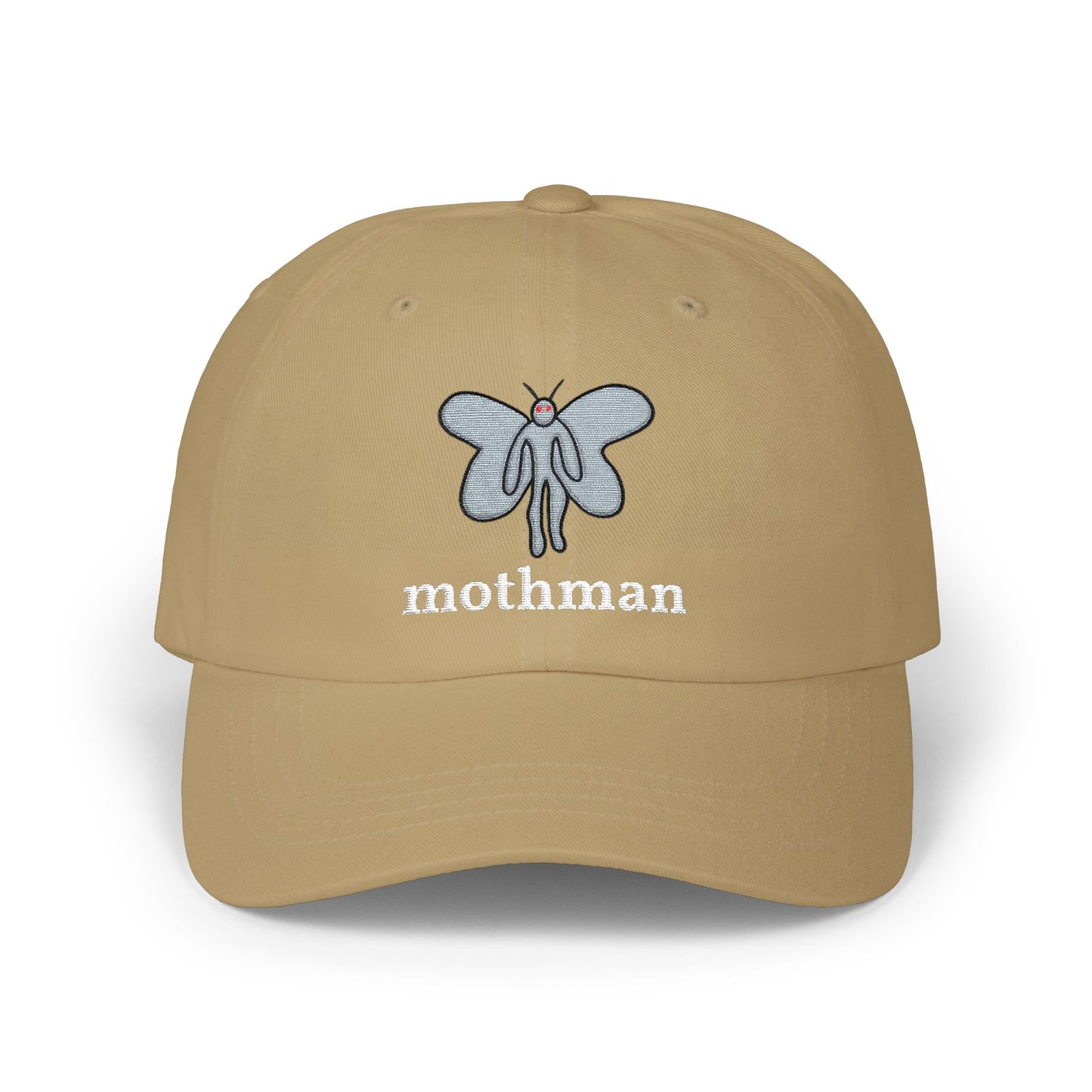Embroidered Mothman Doodle Dad Cap
