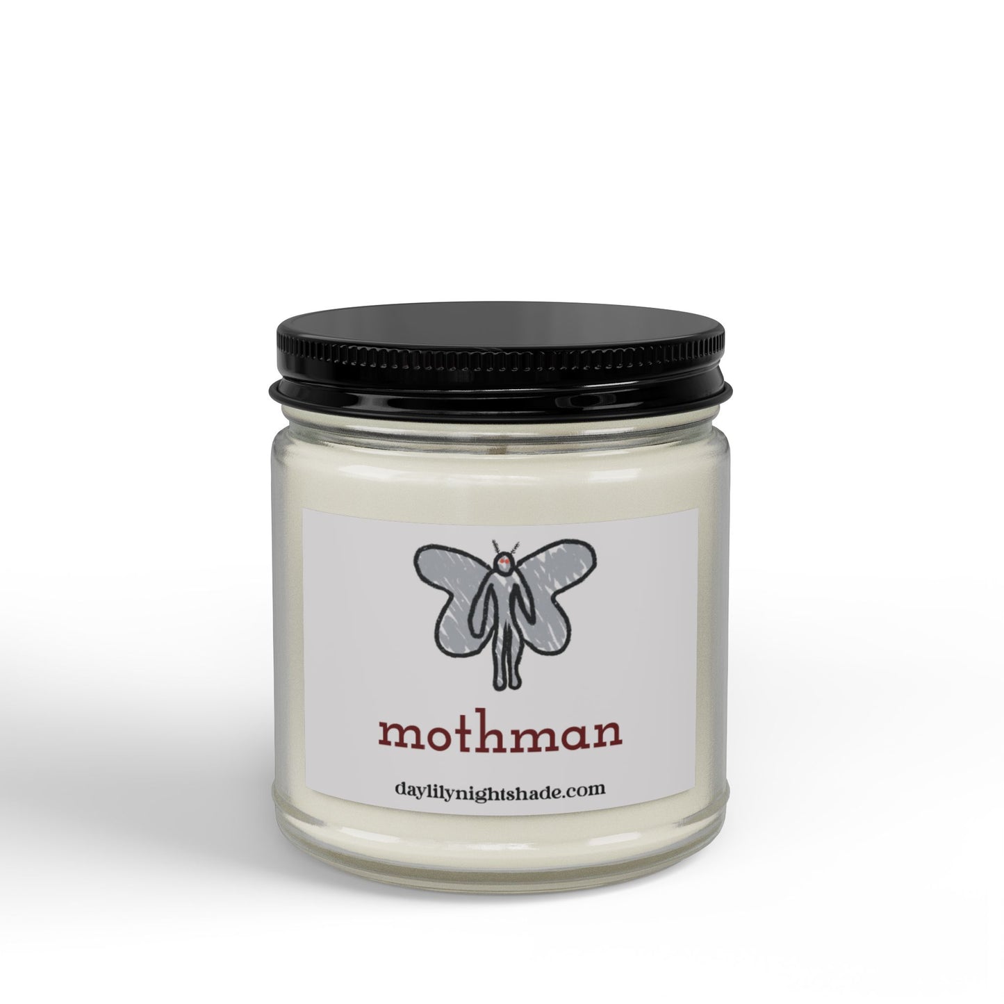 Mothman Scented Soy Candle Eucalyptus and Lavender