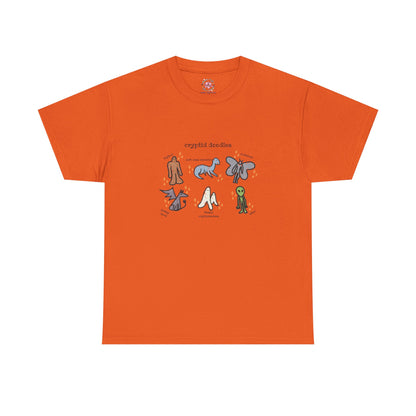 Cryptid Doodles Cotton Tee