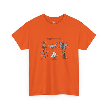 Cryptid Doodles Cotton Tee