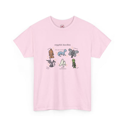 Cryptid Doodles Cotton Tee