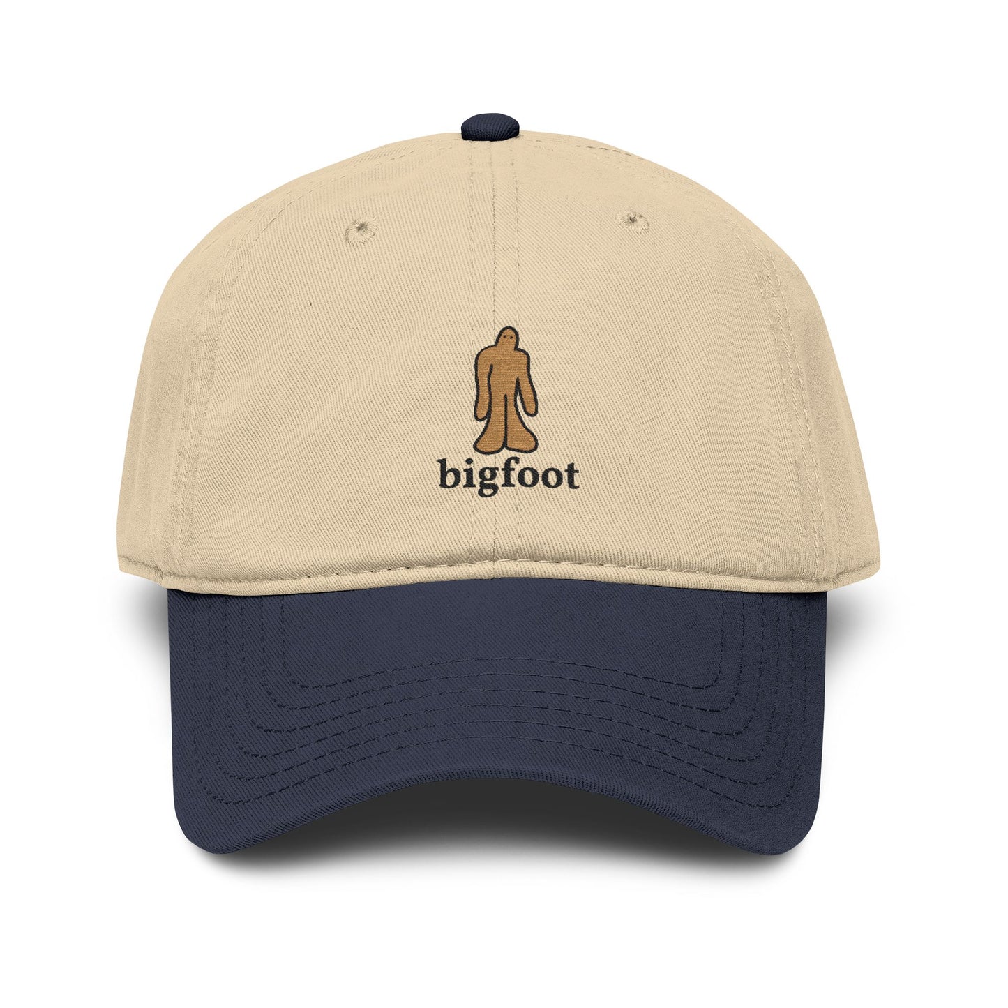 Bigfoot Doodle Embroidered Baseball Cap