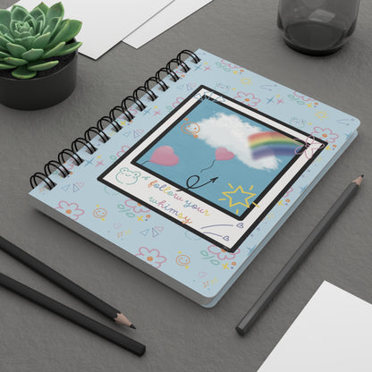 'Follow Your Whimsy' Spiral Notebook