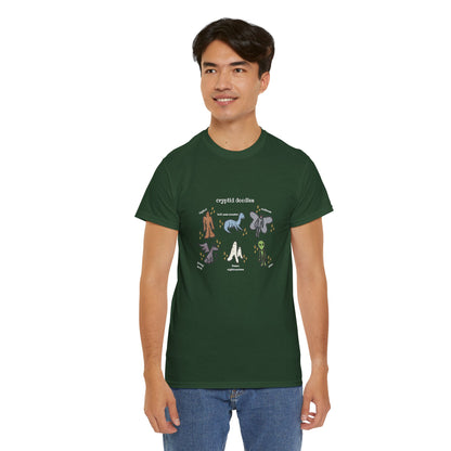 Cryptid Doodles Cotton Tee