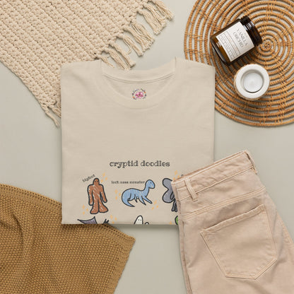 Cryptid Doodles Cotton Tee