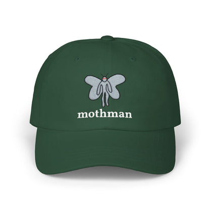 Embroidered Mothman Doodle Dad Cap