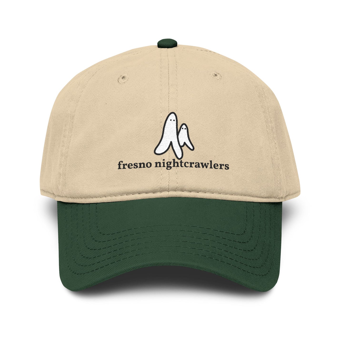 Embroidered Fresno Nightcrawlers Doodle Washed Baseball Cap