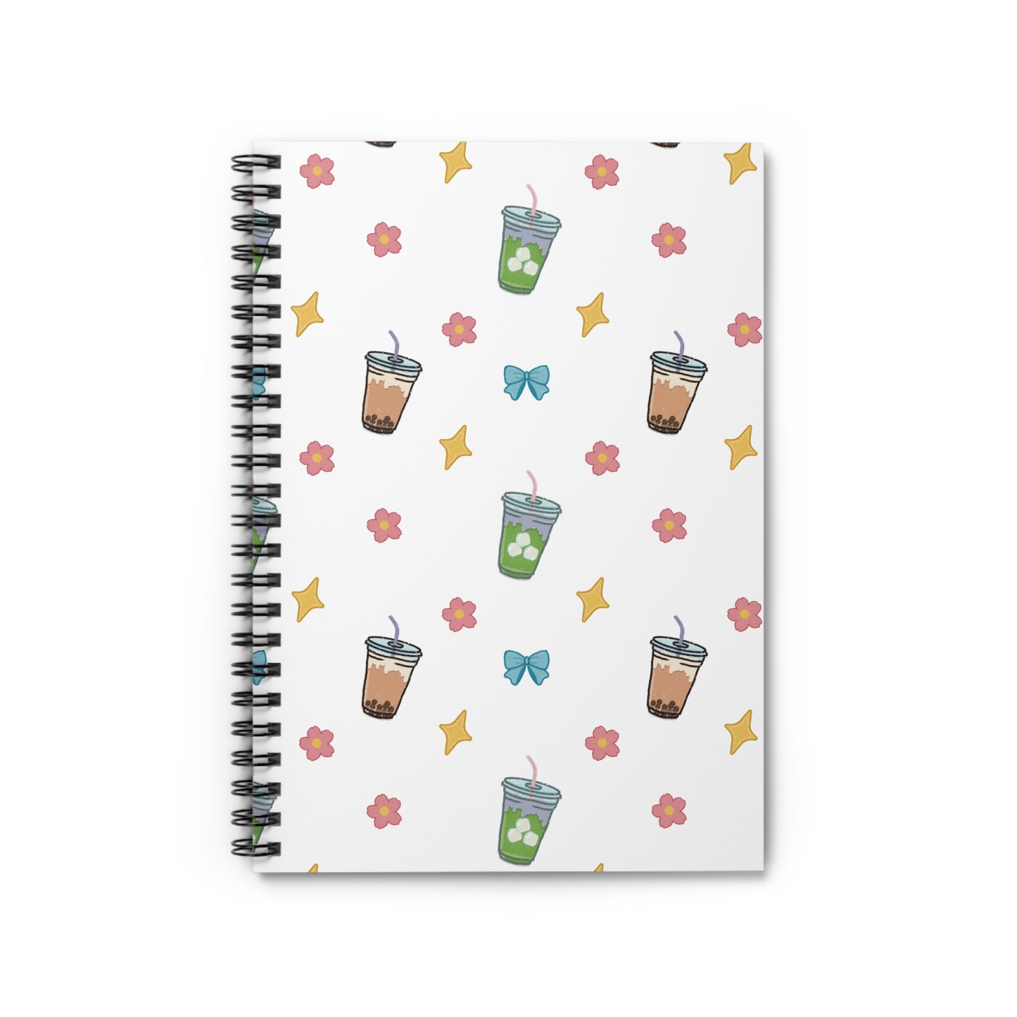 Cute Matcha Bubble Tea Journal (Ruled)