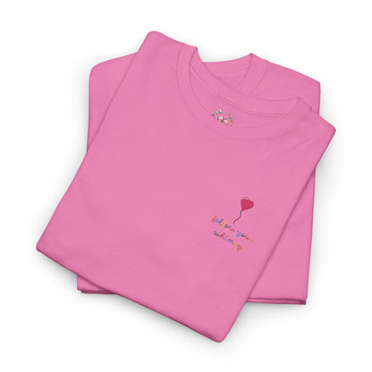 Follow Your Whimsy Heart Balloon Embroidered T Shirt