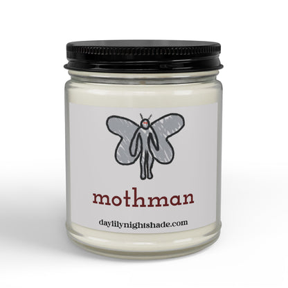 Mothman Scented Soy Candle Eucalyptus and Lavender