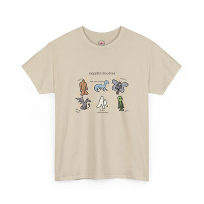 Cryptid Doodles Cotton Tee