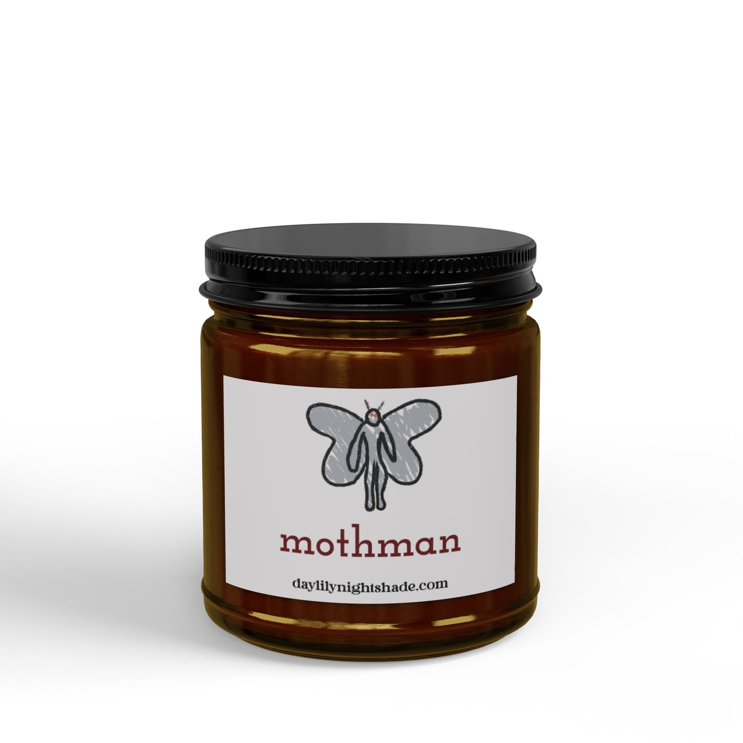 Mothman Scented Soy Candle Eucalyptus and Lavender