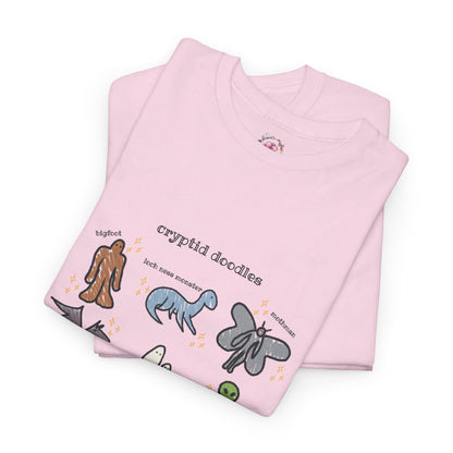 Cryptid Doodles Cotton Tee