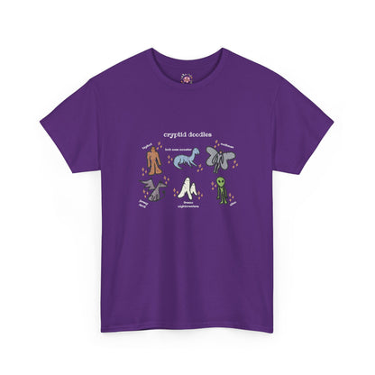 Cryptid Doodles Cotton Tee