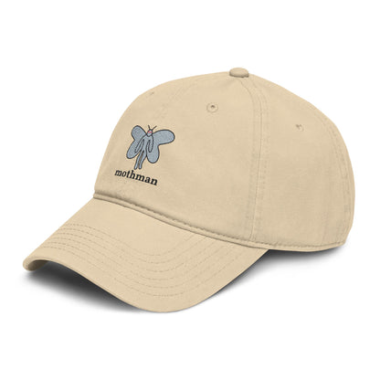 Embroidered Mothman Doodle Baseball Cap